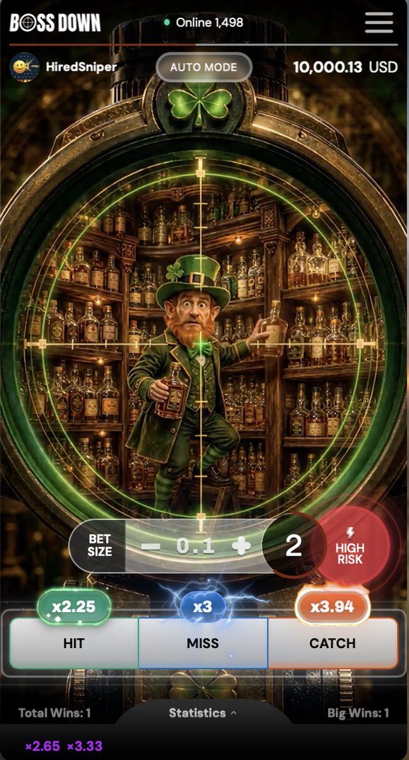 Boss Down — leprechaun in the scope