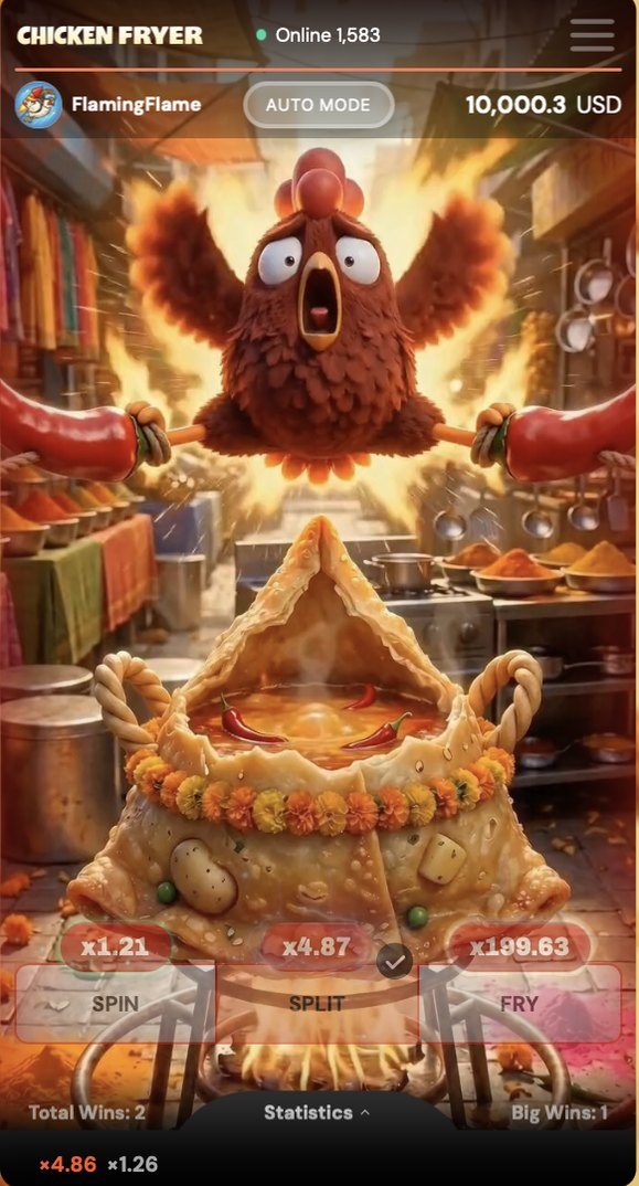 Chicken Fryer — Street-food scene, x199.63 on FRY