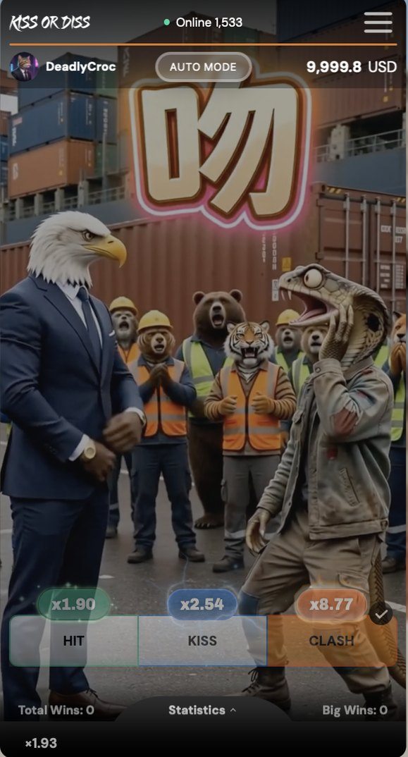 Kiss or Diss — Eagle v cobra at the docks — KISS