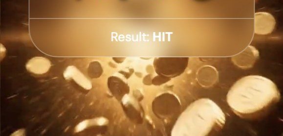 Win screen: multiplier and payout